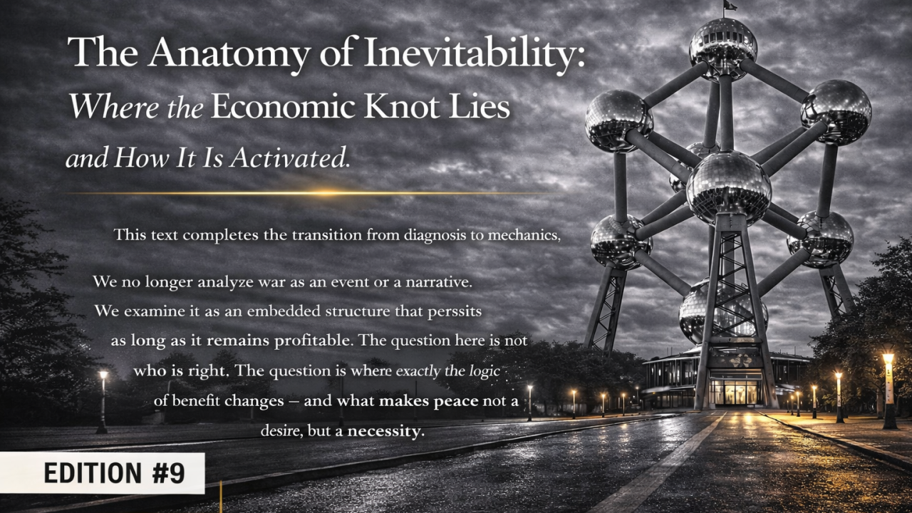 The Anatomy of Inevitability: Where the Economic Knot Lies and How It Is Activated