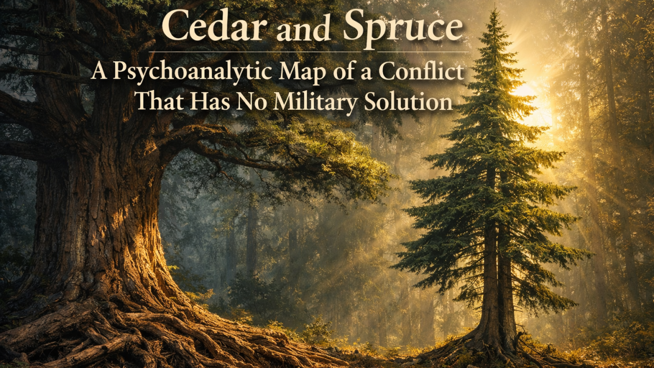 Cedar and Spruce A Psychoanalytic Map of a Conflict That Has No Military Solution